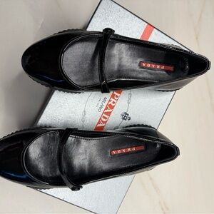 Prada Glossy Black Women’s Mary Jane’s